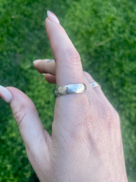 Thic Simple Stacker Ring